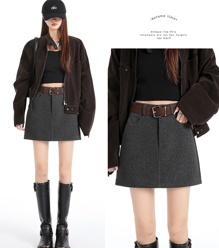 Autumn and winter skirt anti emptied short skirt for women