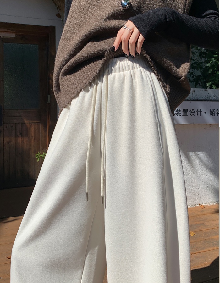 Autumn and winter wide leg pants harem sweatpants