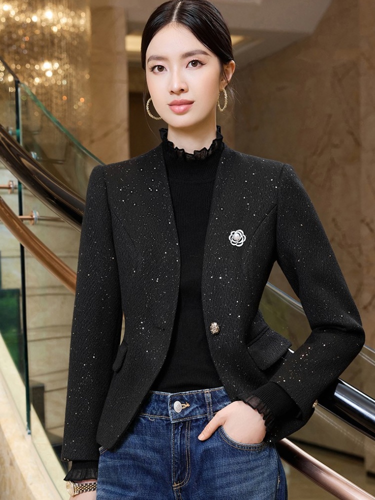 Long sleeve overalls business suit profession coat