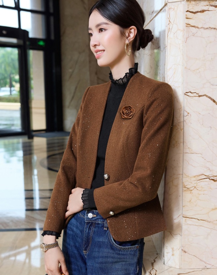 Long sleeve overalls business suit profession coat