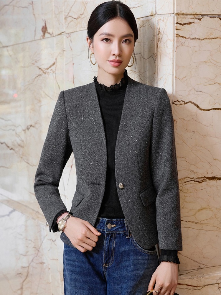 Long sleeve overalls business suit profession coat