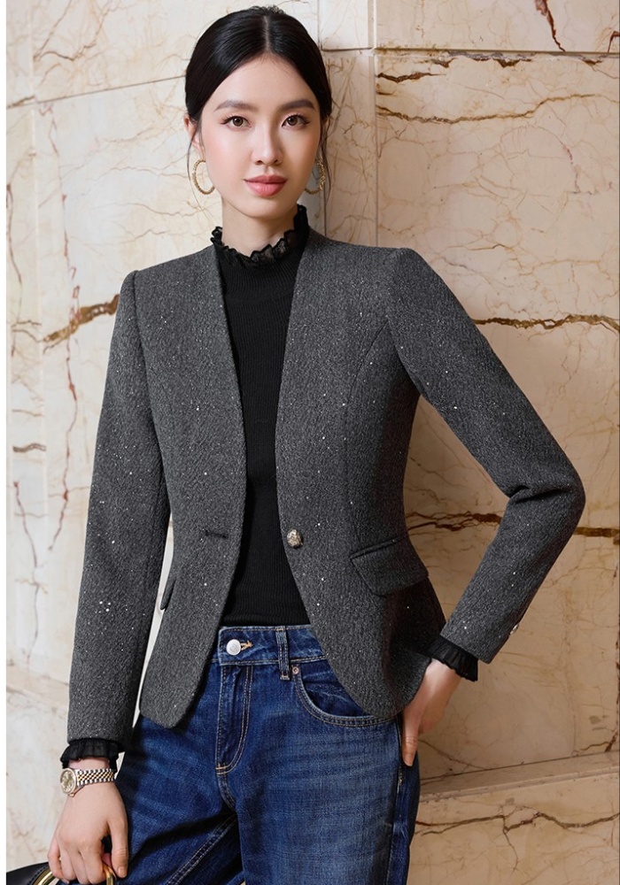 Long sleeve overalls business suit profession coat
