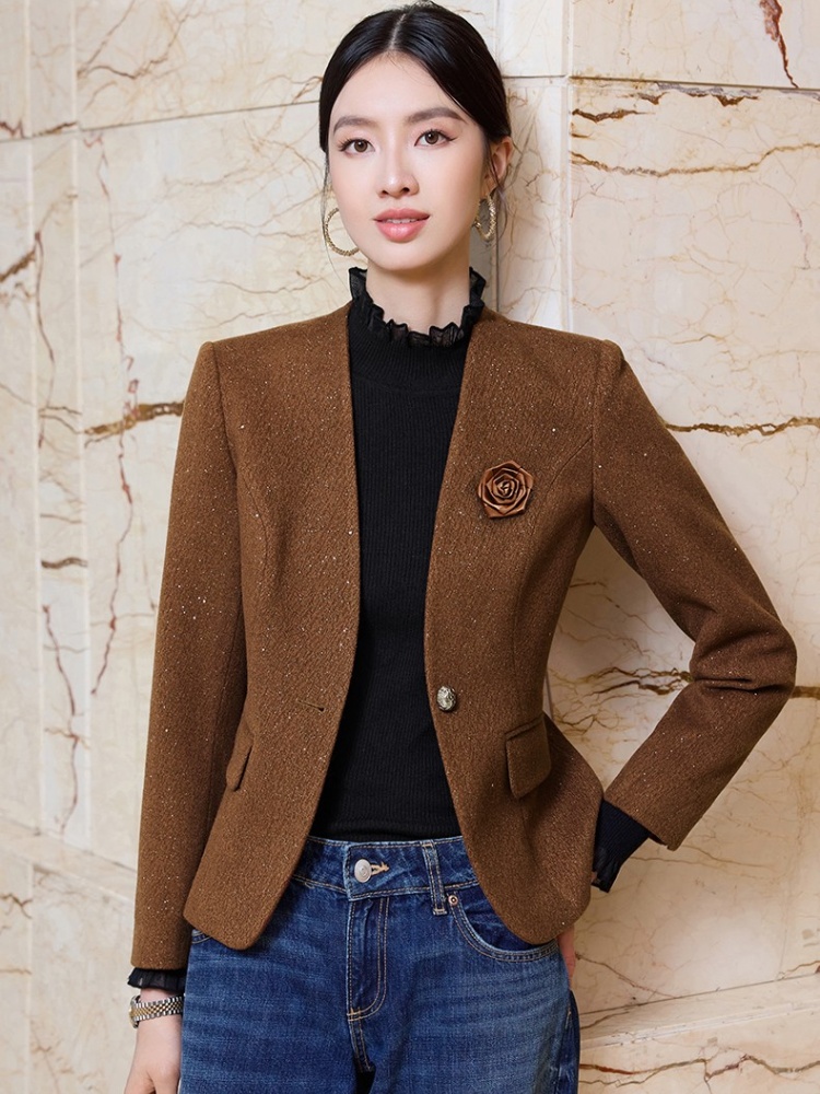 Long sleeve overalls business suit profession coat