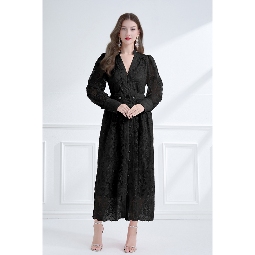 Colors elegant style sequins stereoscopic dress