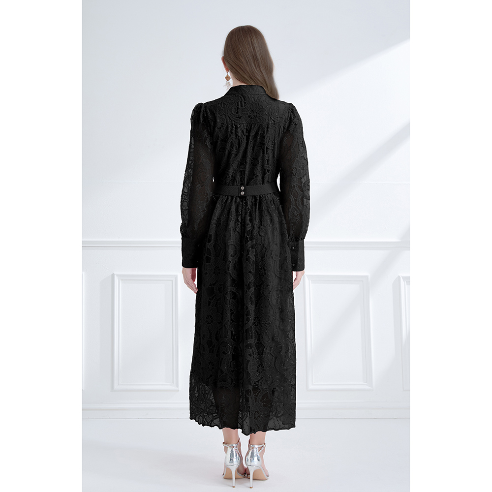 Colors elegant style sequins stereoscopic dress