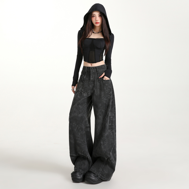 Spicegirl wide leg pants casual pants for women