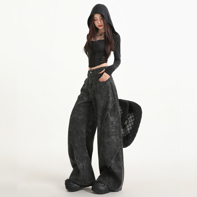 Spicegirl wide leg pants casual pants for women