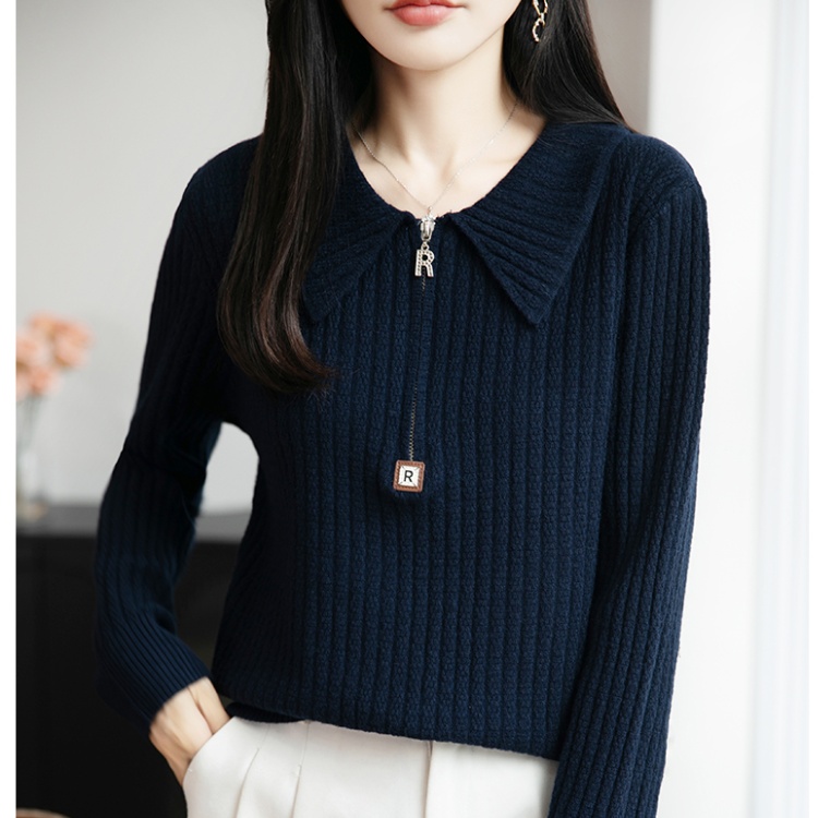 Thermal bottoming sweater long sleeve tops for women