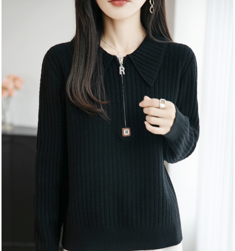 Thermal bottoming sweater long sleeve tops for women