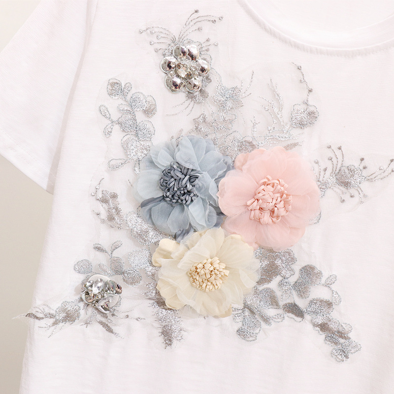 Fashion jeans nine tenths T-shirt a set for women