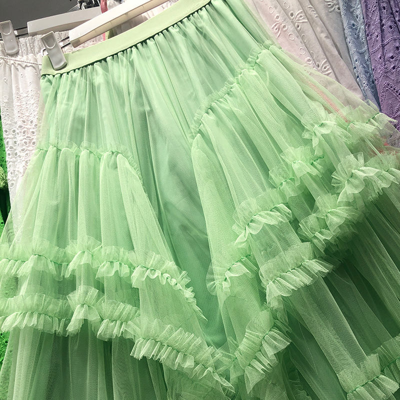 Fresh fashion sweet spring all-match skirt for women