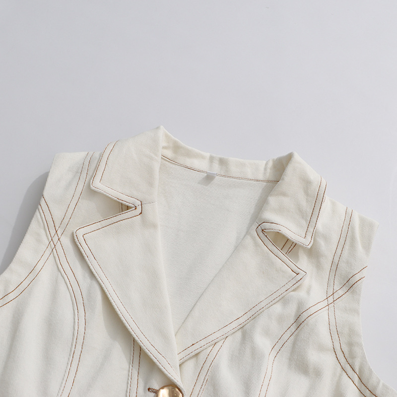 Fashion frenum dress sleeveless long dress for women