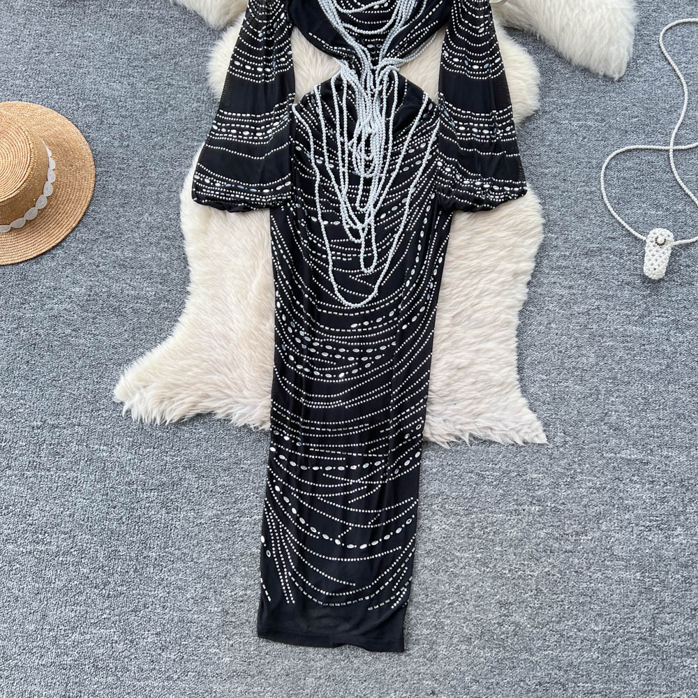 Fashion temperament dress niche long dress for women