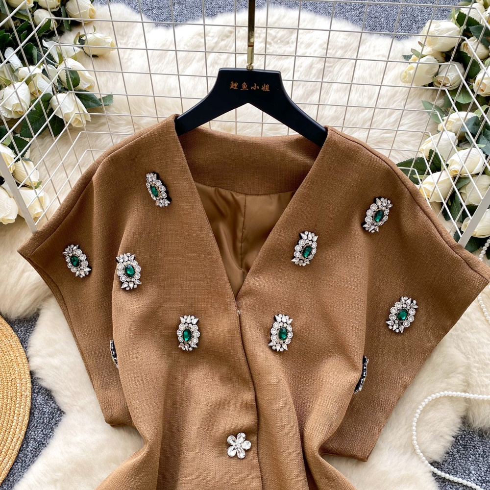 Chanelstyle France style coat V-neck business suit for women