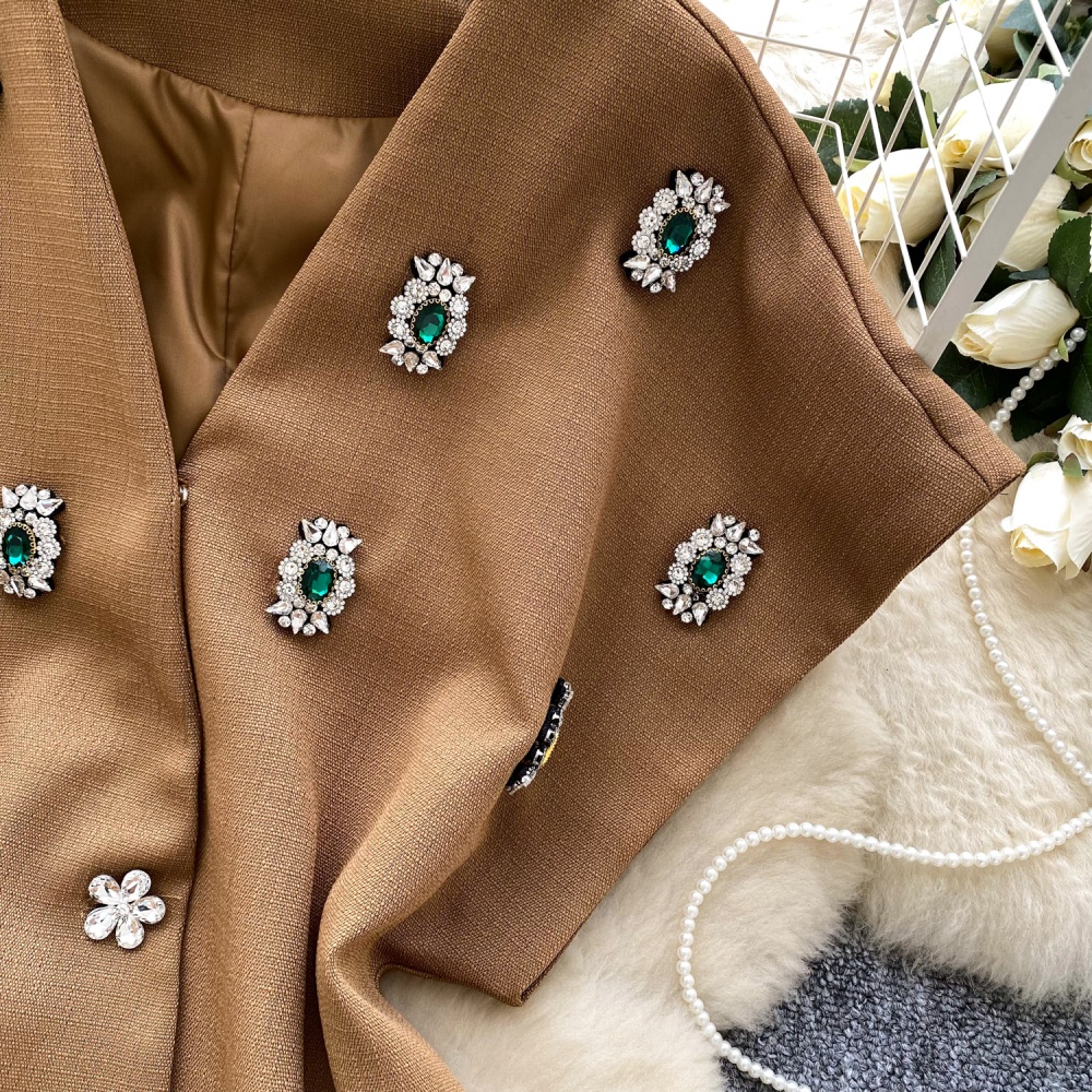 Chanelstyle France style coat V-neck business suit for women