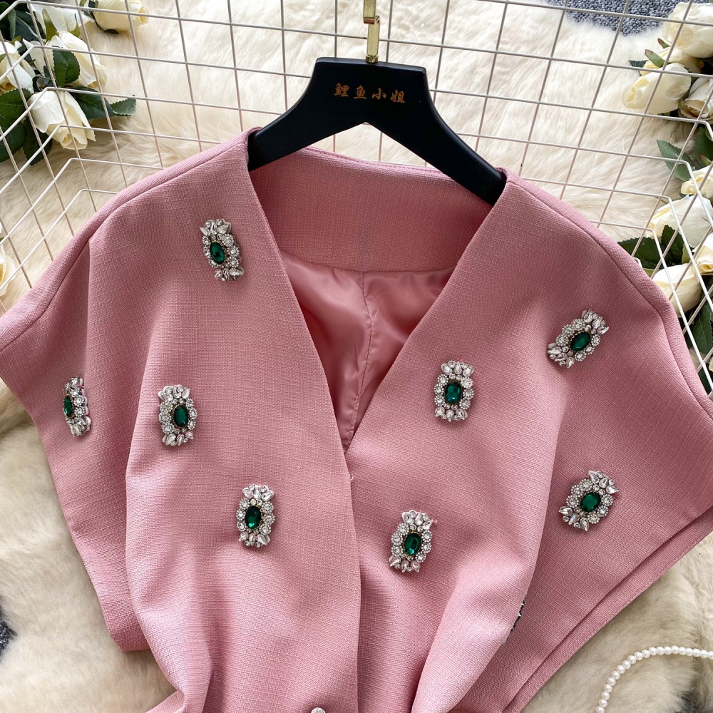 Chanelstyle France style coat V-neck business suit for women