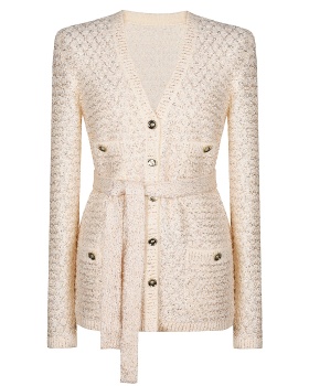 Spring and autumn European style coat V-neck cardigan