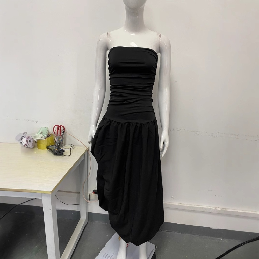 Pure pinched waist dress summer slim Sexy underwear