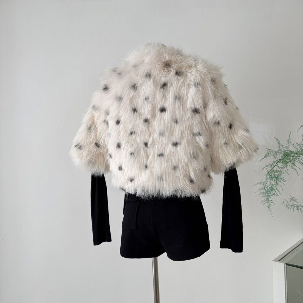 Winter niche coat unique bow cloak for women