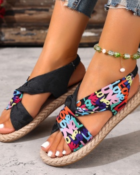 Elastic band large yard sandy beach portable sandals