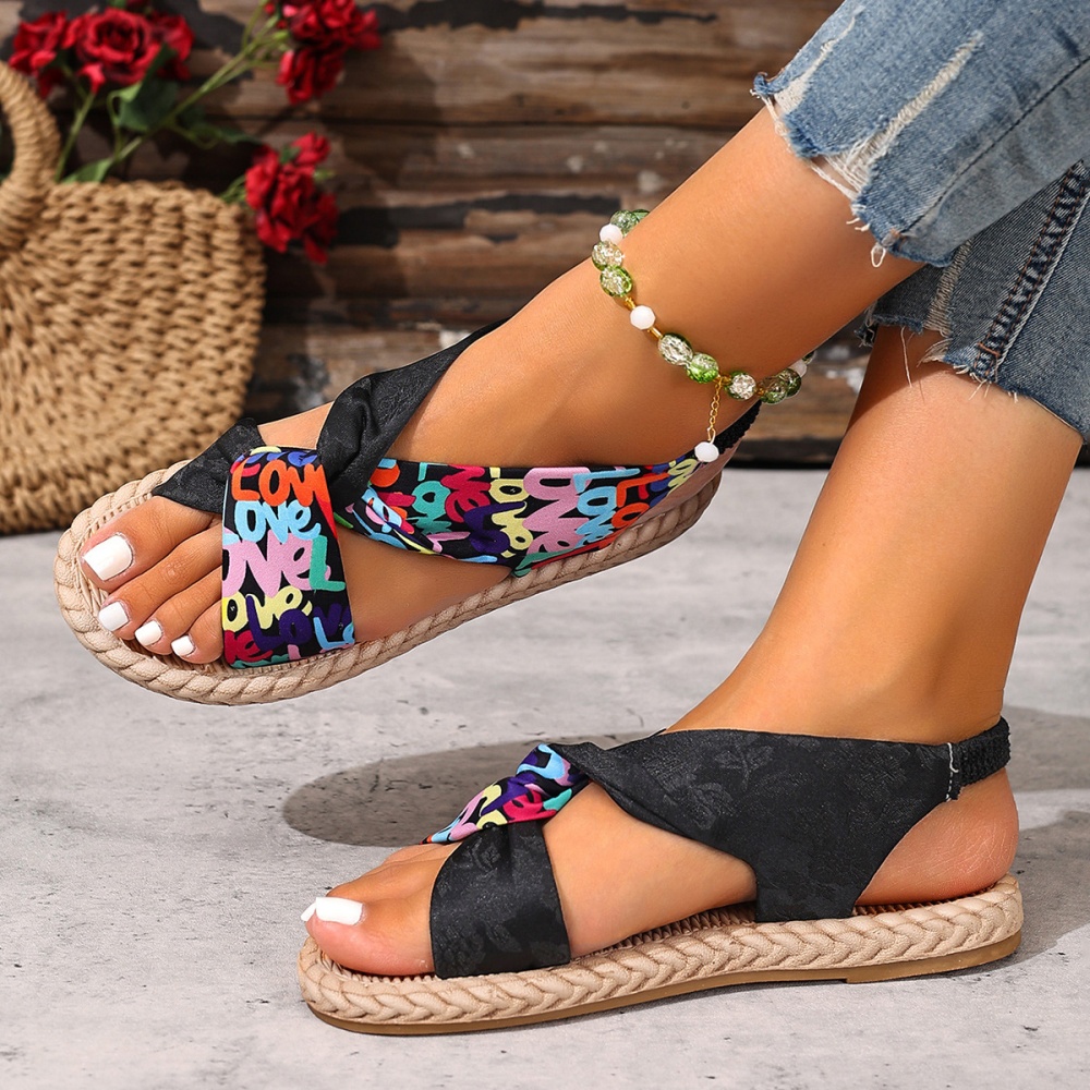 Elastic band large yard sandy beach portable sandals