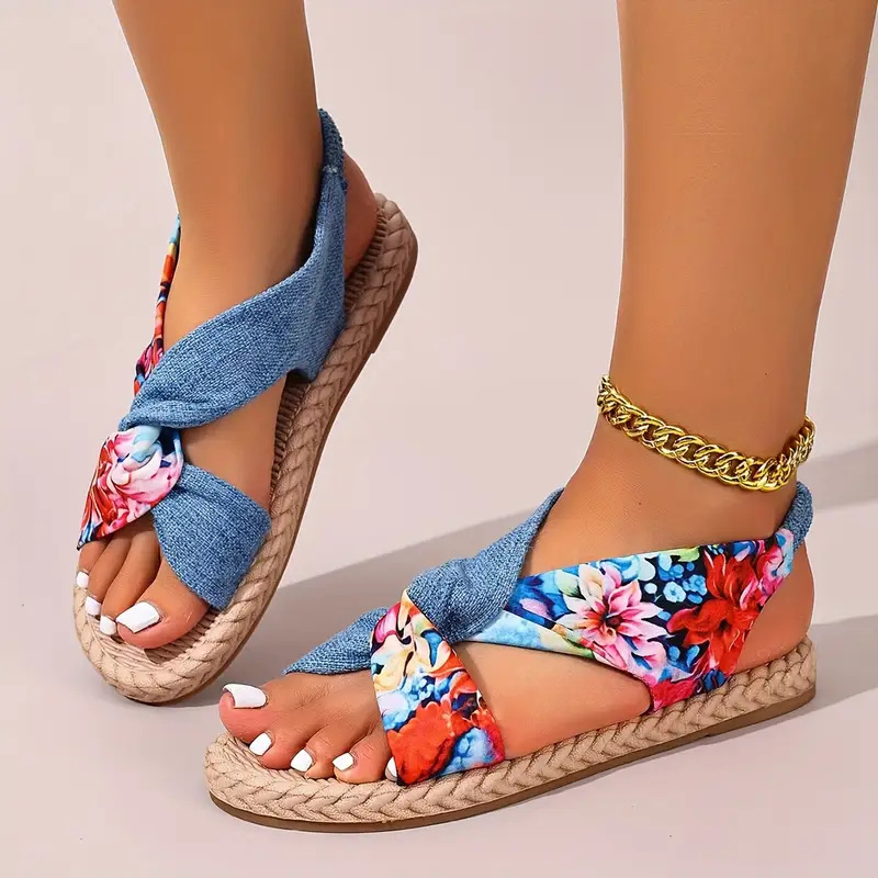 Elastic band large yard sandy beach portable sandals