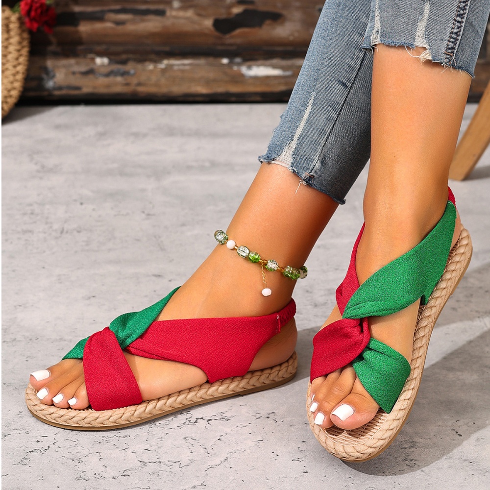 Elastic band large yard sandy beach portable sandals