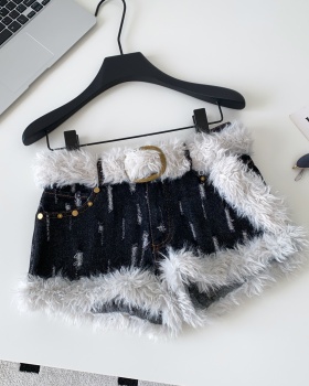 Elmo niche shorts spicegirl short jeans for women