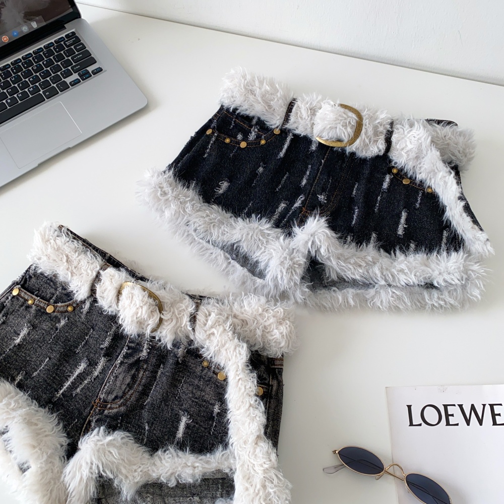 Elmo niche shorts spicegirl short jeans for women