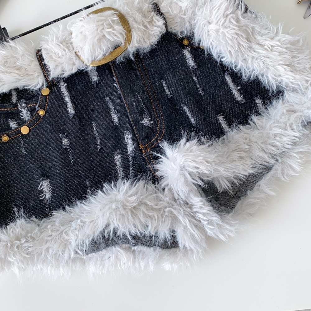 Elmo niche shorts spicegirl short jeans for women