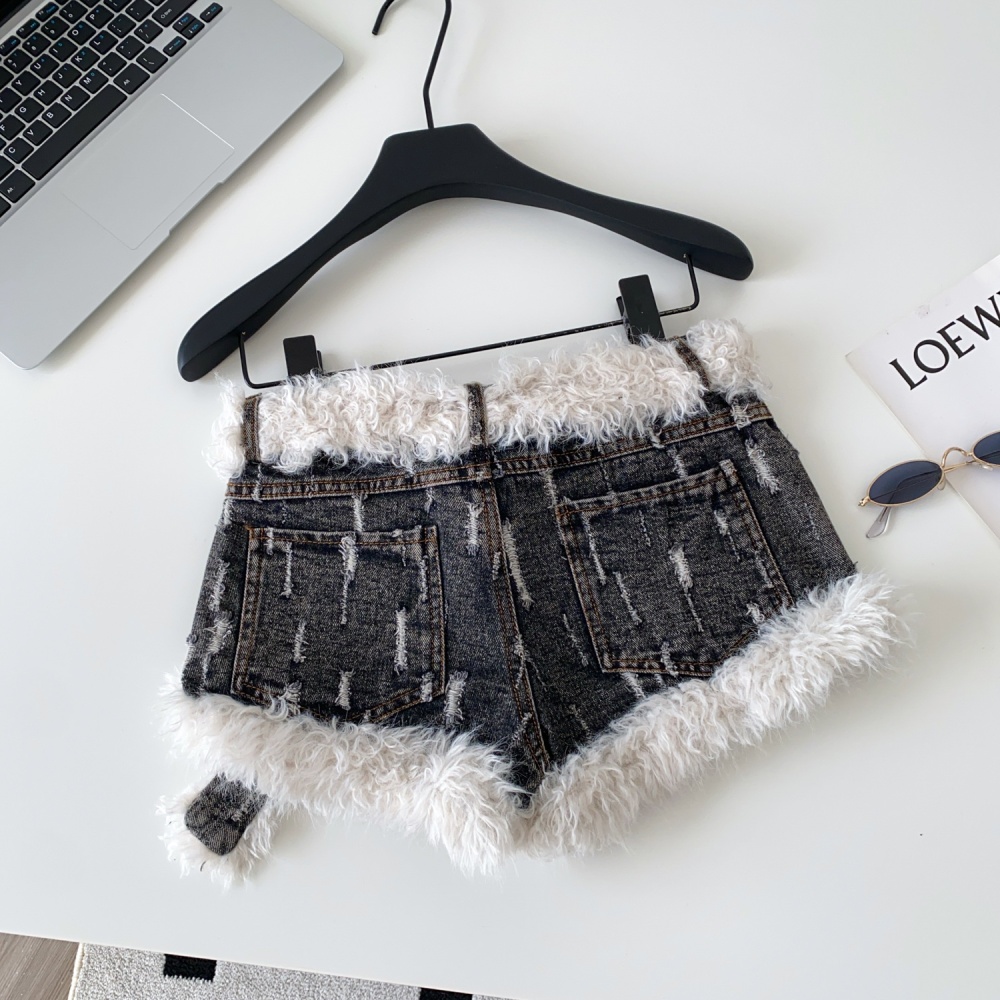 Elmo niche shorts spicegirl short jeans for women