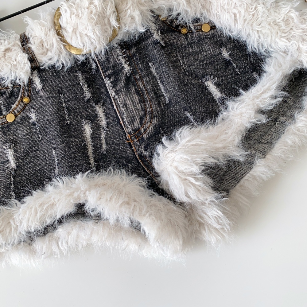 Elmo niche shorts spicegirl short jeans for women