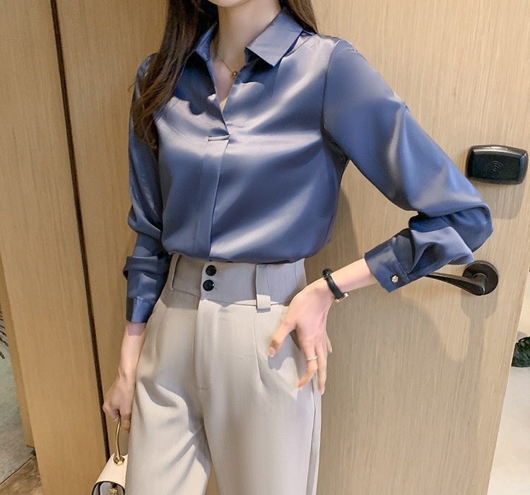 Western style tops square collar shirt for women