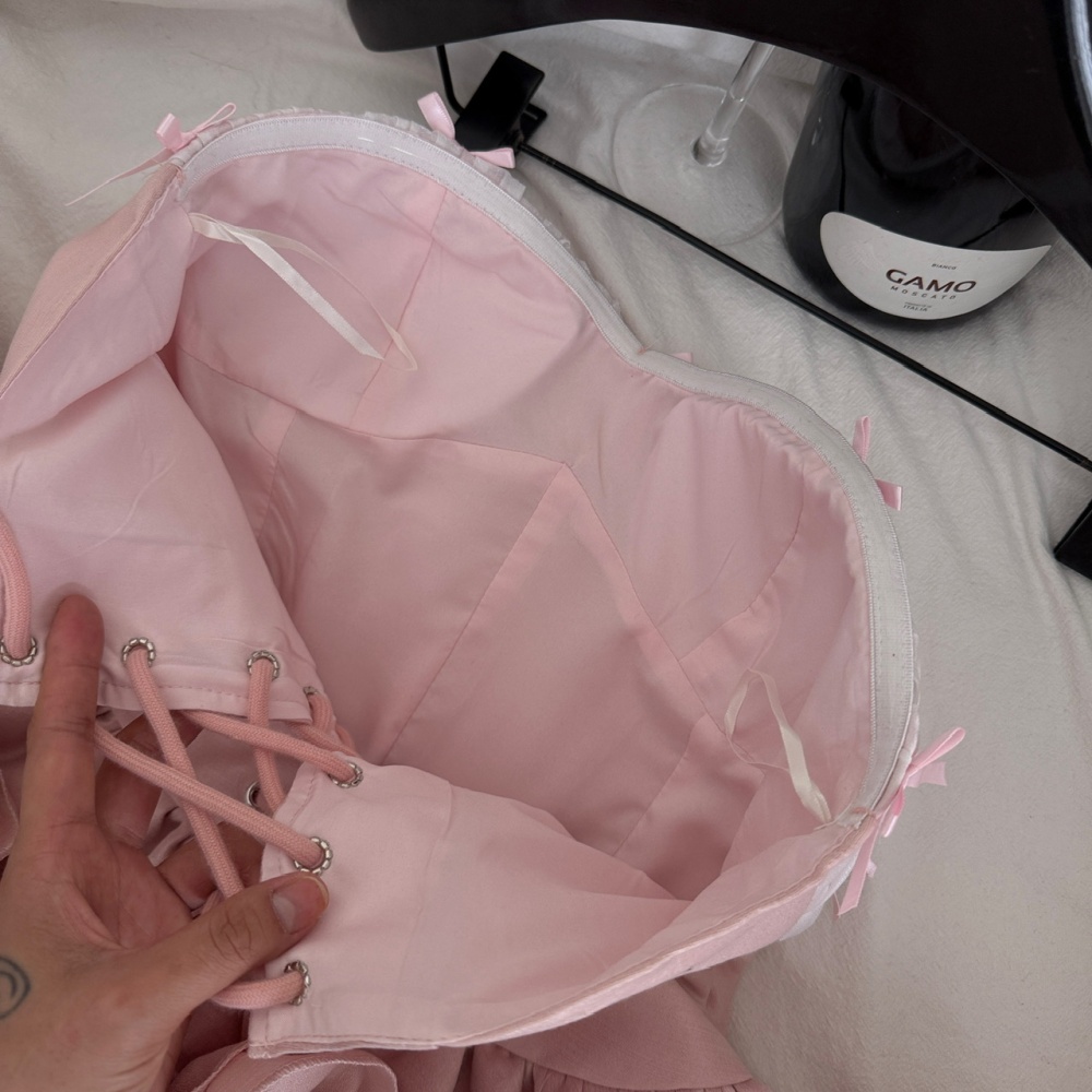 Wrapped chest formal dress bow Sexy underwear