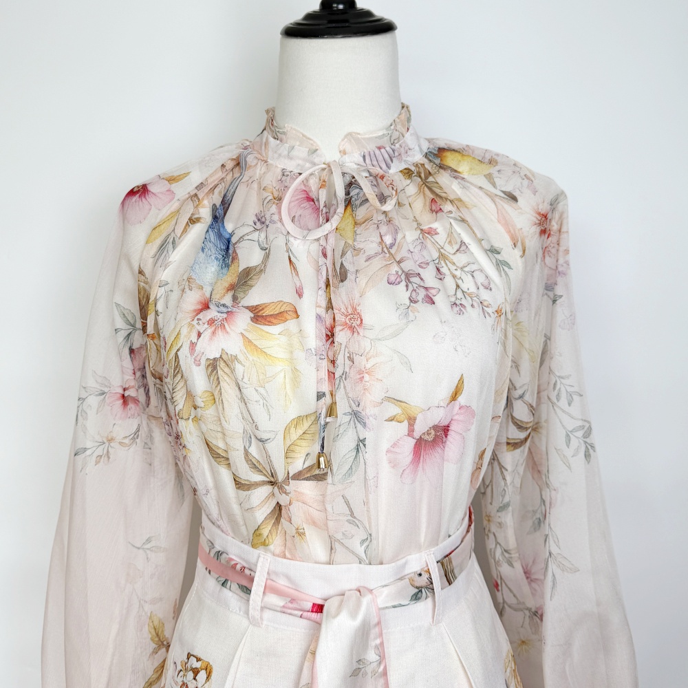 Spring and summer shirt printing tops a set