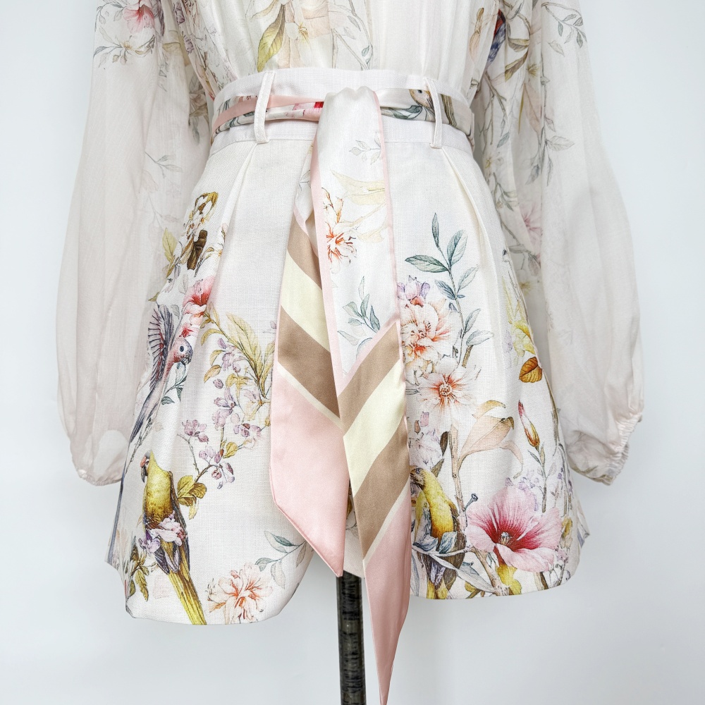 Spring and summer shirt printing tops a set