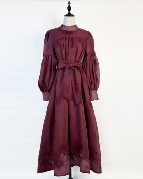 France style refinement long dress loose dress