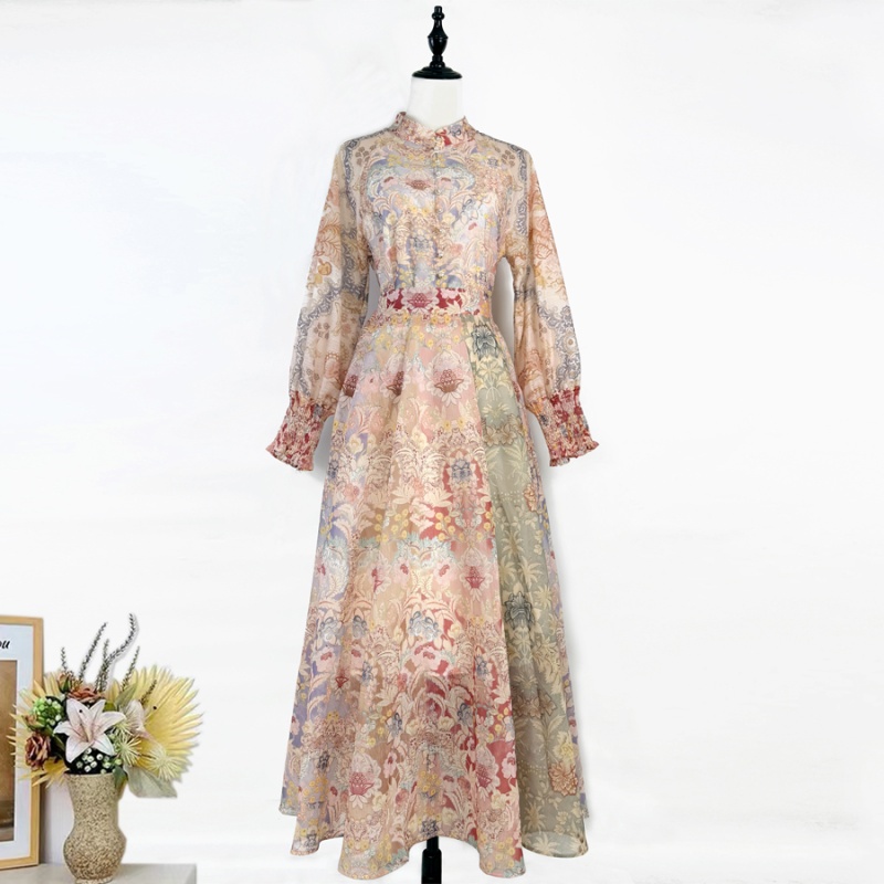 Retro half elastic shirt big skirt short skirt 2pcs set