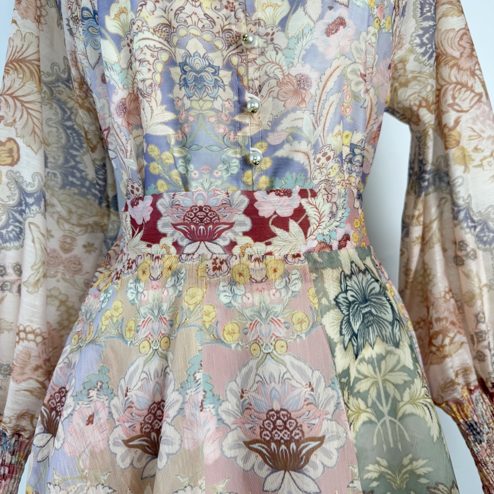 Retro half elastic shirt big skirt short skirt 2pcs set