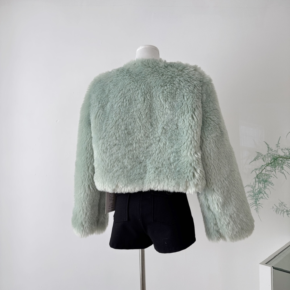 Fashion winter thermal tops sweet clip cotton jacket