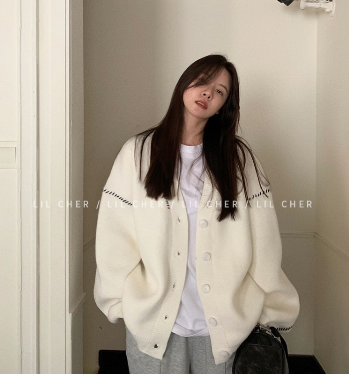 Autumn and winter niche autumn sweater loose lazy coat