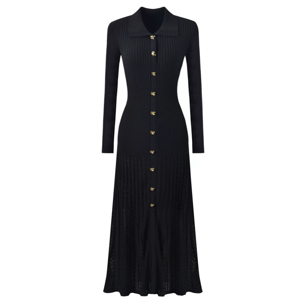 Autumn and winter dress A-line long dress for women