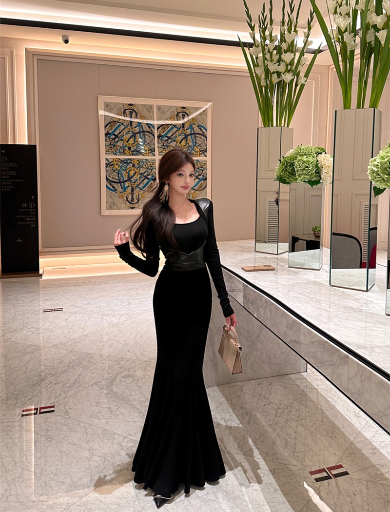 Temperament dress long dress for women