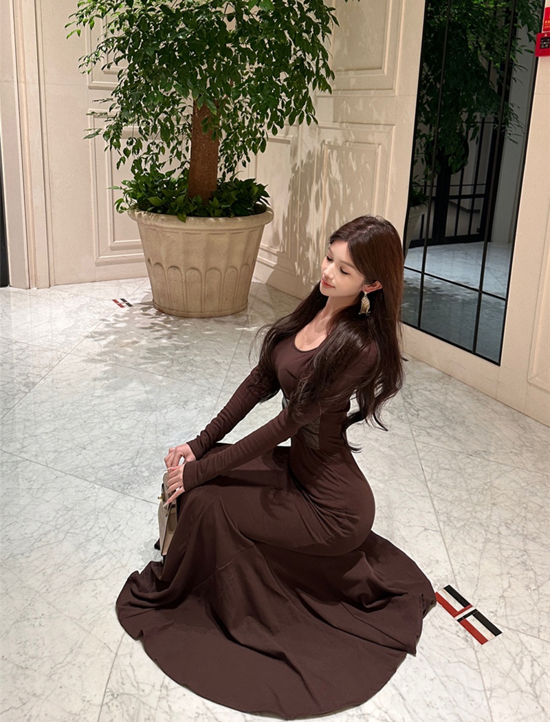 Temperament dress long dress for women
