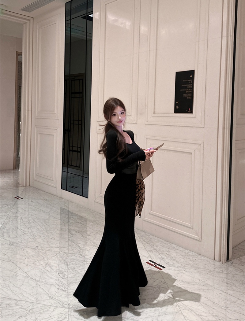 Temperament dress long dress for women