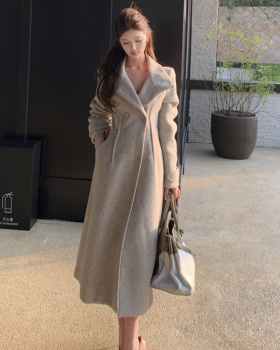 Removable woolen coat temperament overcoat for women