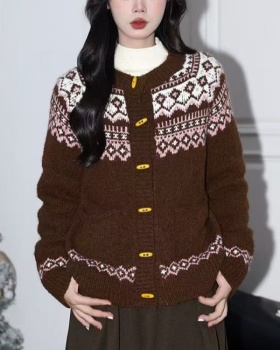 Korean style loose sweater thermal winter tops