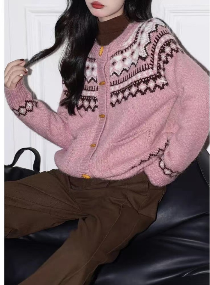 Korean style loose sweater thermal winter tops