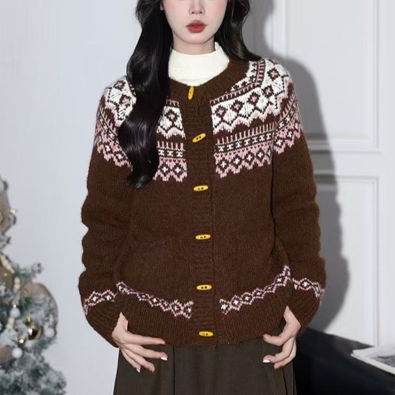 Korean style loose sweater thermal winter tops
