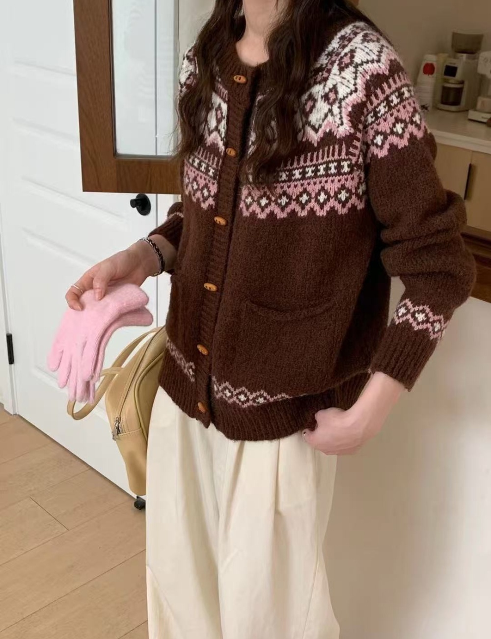 Korean style loose sweater thermal winter tops